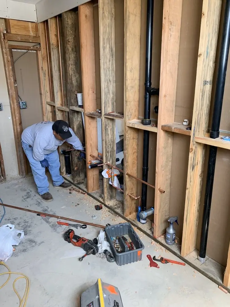 Commercial rough-in plumbing for Commercial Plumbing in Pollock Pines